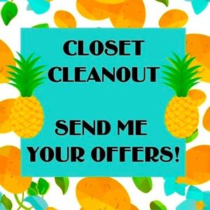 CLOSET CLEANOUT!